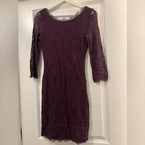 Aritzia, Babaton, burgundy dress